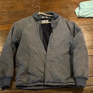 Men's Blue/Gray Bomber Jacket